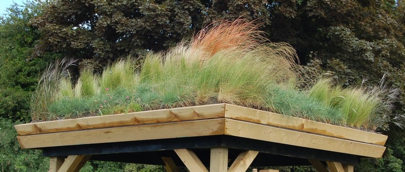 Gazebo green roof
