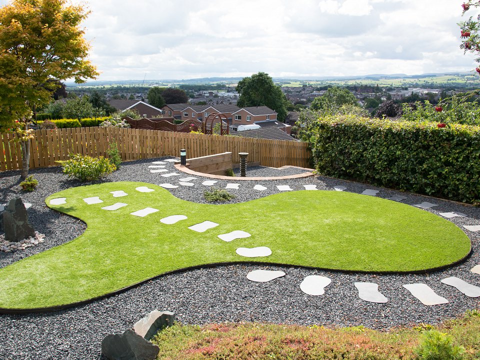 Contemporary low maintenance garden