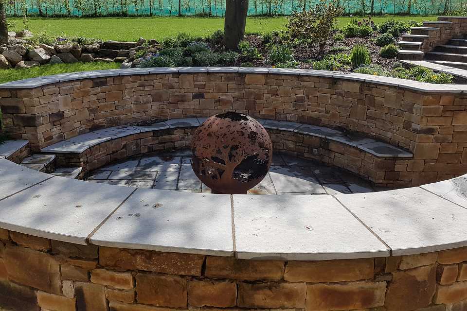 Firepit circle, Caldbeck