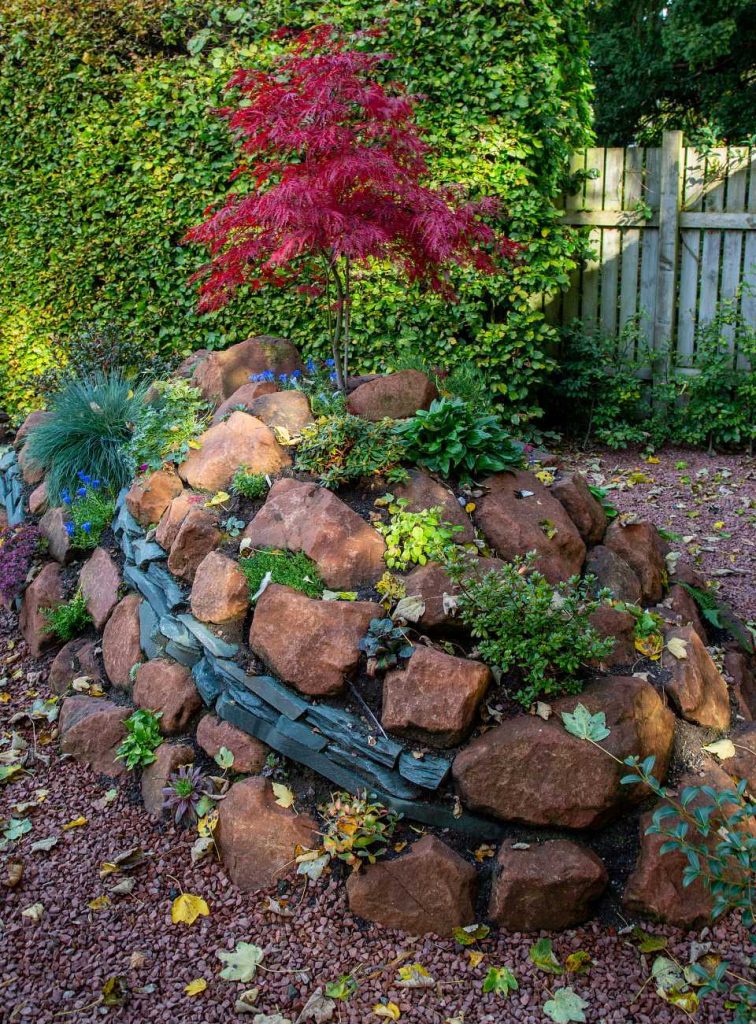 Mixed stone rockery, Armathwaite